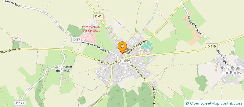 localisation de l'entreprise SCM BUCHY FORGES  BUCHY