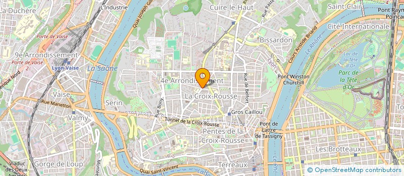 localisation de l'entreprise SCM BUGNET THOLLET COUVERT à LYON