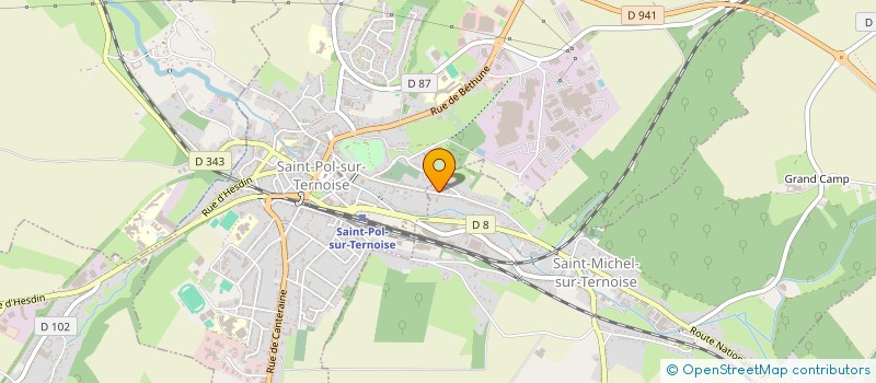 localisation de l'entreprise SCM BUGNY MARTEAU  SAINT-POL-SUR-TERNOISE