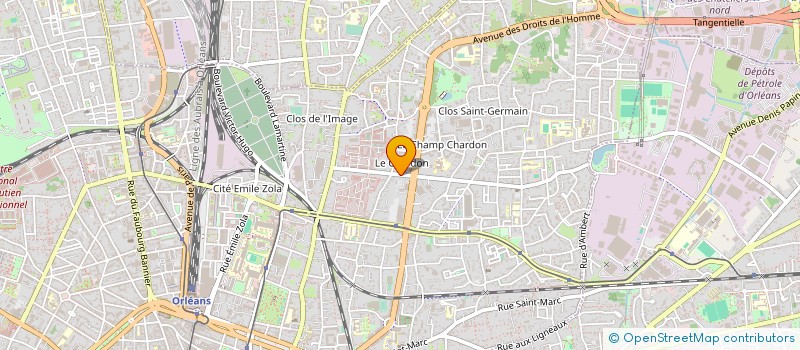 localisation de l'entreprise SCM BURGOT RAIS à ORLEANS
