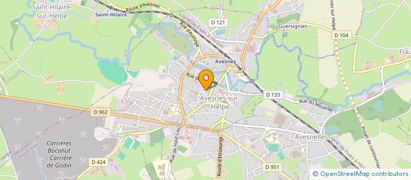 localisation de l'entreprise SCM BUTRUILLE FLAMENT PIERRE CORNUT  AVESNES-SUR-HELPE