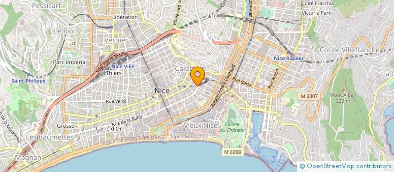 localisation de l'entreprise SCM C.C.L à NICE