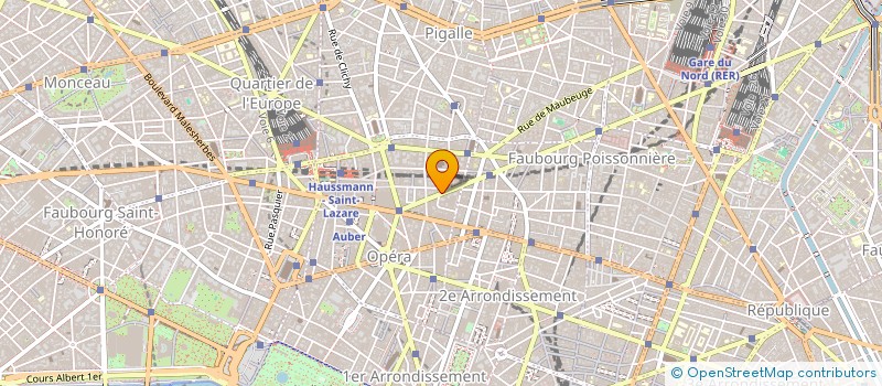 localisation de l'entreprise SCM CAB 17 LAFAYETTE  PARIS