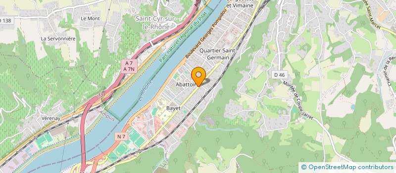 localisation de l'entreprise SCM CAB 86 à VIENNE