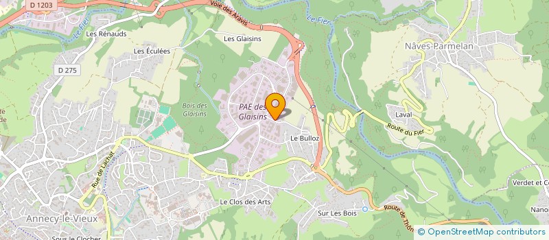 localisation de l'entreprise SCM CAB à ANNECY