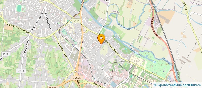 localisation de l'entreprise SCM CABALLE-WENDLING à OLIVET