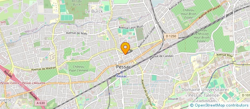 localisation de l'entreprise SCM CABANIE-SANCHEZ à PESSAC