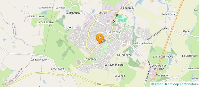 localisation de l'entreprise SCM CABDENT à CHANVERRIE
