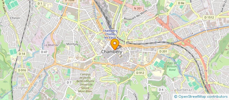localisation de l'entreprise SCM CABDENT à CHAMBERY