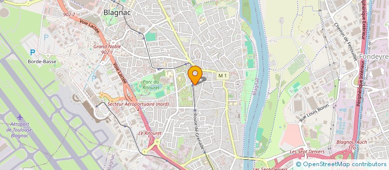 localisation de l'entreprise SCM CABDENT PASTEUR à BLAGNAC