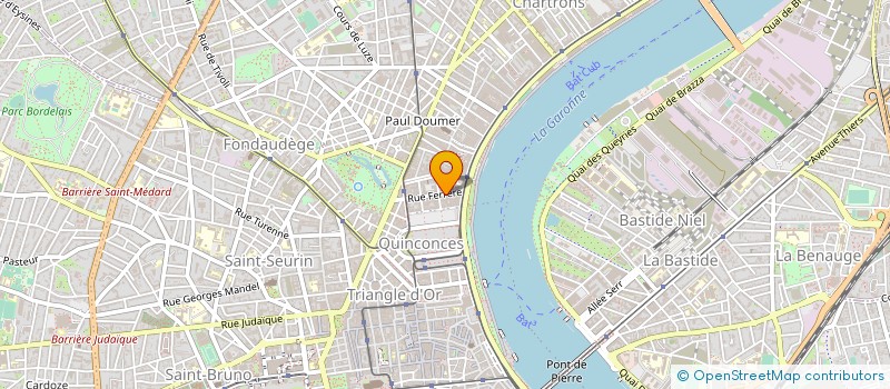 localisation de l'entreprise SCM CABINET ASSURANCE FAYE  BORDEAUX