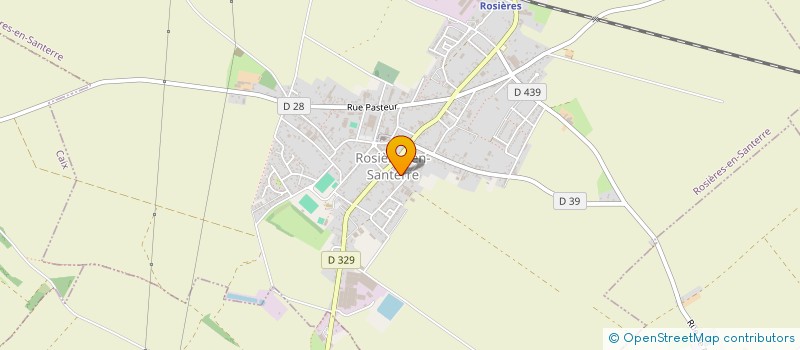 localisation de l'entreprise SCM CABINET CLEMENCEAU à ROSIERES-EN-SANTERRE