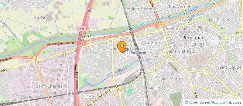 localisation de l'entreprise SCM CABINET D'INFIRMIERES SAINT ASSISCLE  PERPIGNAN