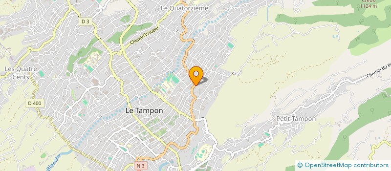 localisation de l'entreprise SCM CABINET D'INFIRMIERS DU XIEME à LE TAMPON