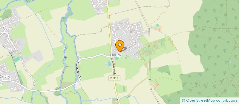 localisation de l'entreprise SCM CABINET D ORTHOPHONIE DE FLEURY  FLEURY