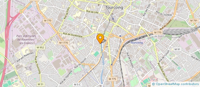 localisation de l'entreprise SCM CABINET DE GASTRO ENTEROLOGIE à TOURCOING