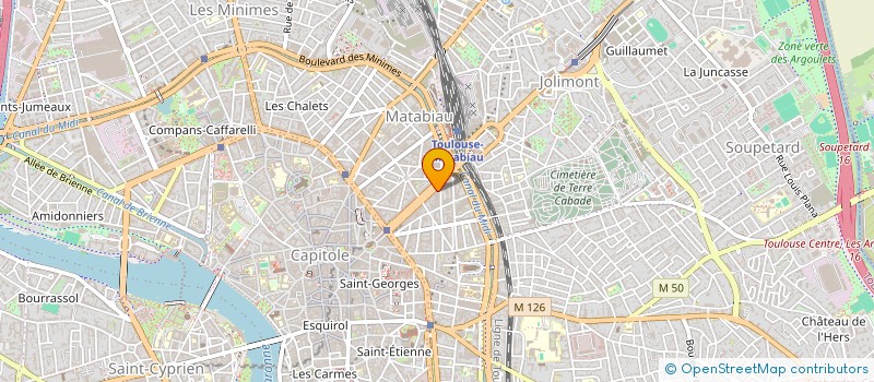 localisation de l'entreprise SCM CABINET DE GYNECOLOGIE JEAN JAURES  TOULOUSE