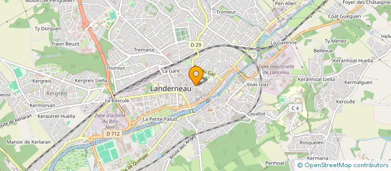 localisation de l'entreprise SCM CABINET DE LA ROCHE MAURICE  LA ROCHE-MAURICE