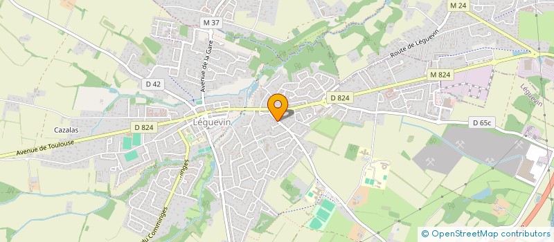 localisation de l'entreprise SCM CABINET DE MASSO-KINESITHERAPIE ET DE SOINS DES GACHOTS  LEGUEVIN