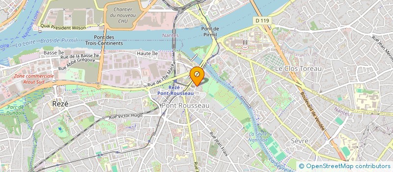 localisation de l'entreprise SCM CABINET DE REEDUCATION  REZE