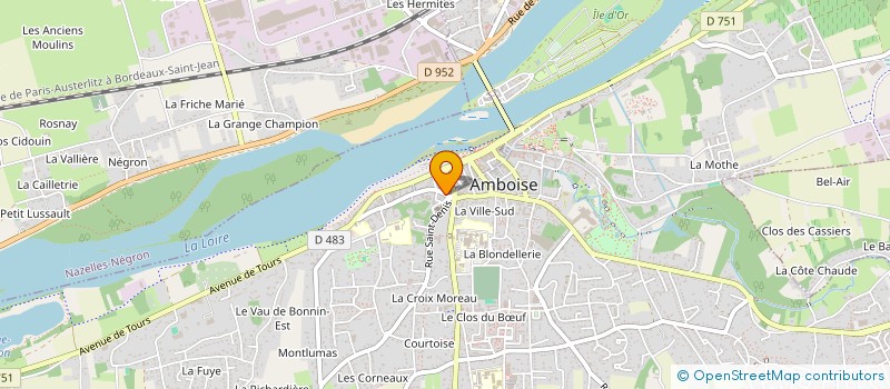 localisation de l'entreprise SCM CABINET DE REEDUCATION SAINT DENIS  AMBOISE