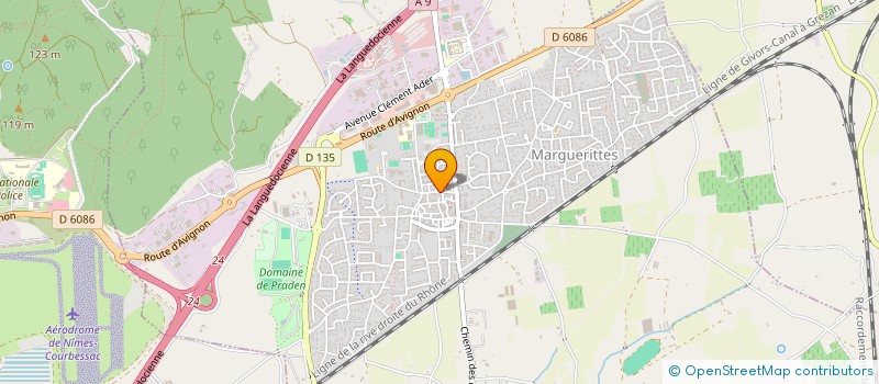 localisation de l'entreprise SCM CABINET DE SOINS D INFIRMIERES  MARGUERITTES