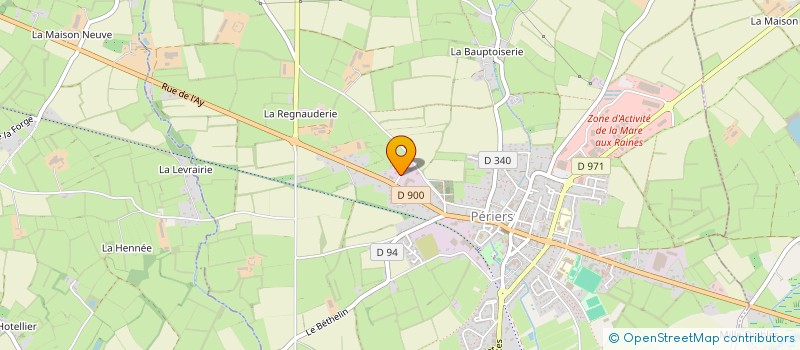 localisation de l'entreprise SCM CABINET DENTAIRE DE PERIERS  PERIERS