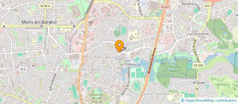 localisation de l'entreprise SCM CABINET DENTAIRE DES DOCTEURS BARROIS ET FINCK à VILLENEUVE-D'ASCQ
