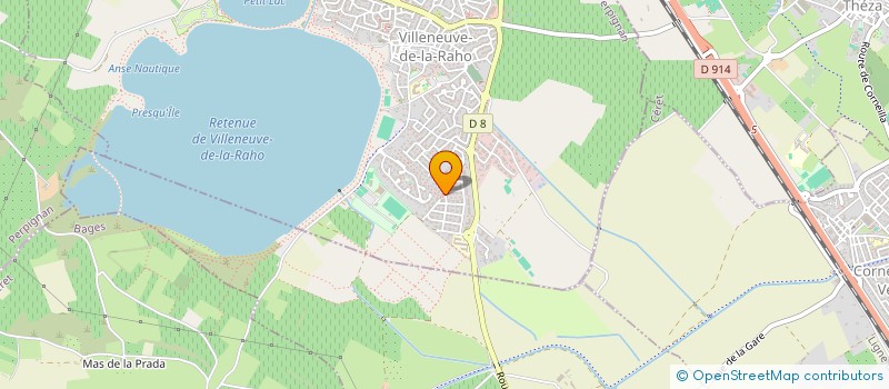 localisation de l'entreprise SCM CABINET DENTAIRE DU REART  SALEILLES