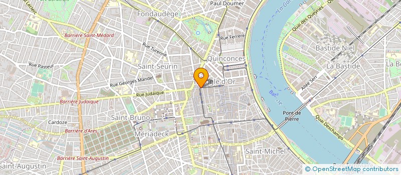 localisation de l'entreprise SCM CABINET DENTAIRE INTENDANCE à BORDEAUX