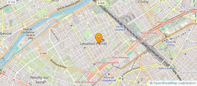localisation de l'entreprise SCM CABINET DENTAIRE PARIENTE ZAZOUN à LEVALLOIS-PERRET