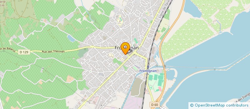 localisation de l'entreprise SCM CABINET DENTAIRE PAUL DOUMER à FRONTIGNAN