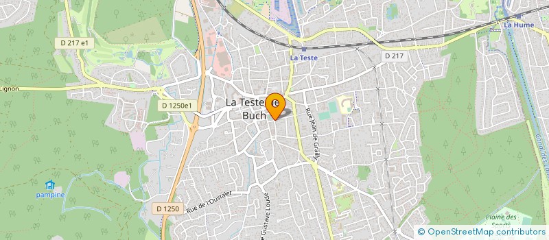 localisation de l'entreprise SCM CABINET DENTAIRE ROGIER à LA TESTE-DE-BUCH