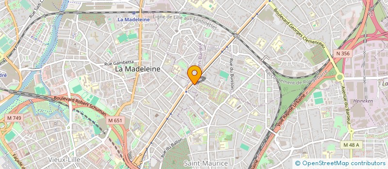 localisation de l'entreprise SCM CABINET DENTAIRE SAINT-MAUR à MARCQ-EN-BARŒUL