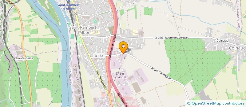 localisation de l'entreprise SCM CABINET DENTAIRE SRDA  SAINT-RAMBERT-D'ALBON