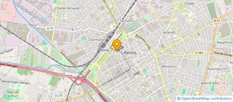 localisation de l'entreprise SCM CABINET DENTAIRE THIERS  REIMS