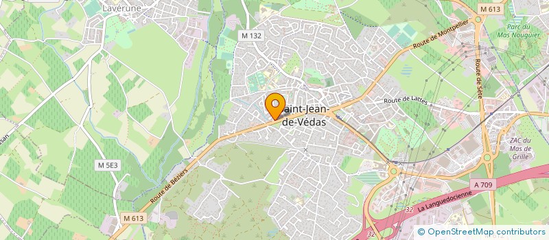 localisation de l'entreprise SCM CABINET DERMATOLOGIE ST JEAN  SAINT-JEAN-DE-VEDAS