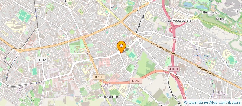 localisation de l'entreprise SCM CABINET DERMATOLOGUE DES JUSTICES  ANGERS