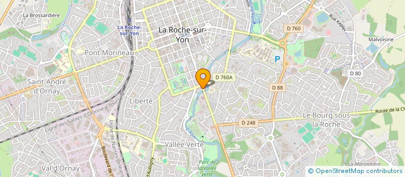 localisation de l'entreprise SCM CABINET DES ALOUETTES à LA ROCHE-SUR-YON