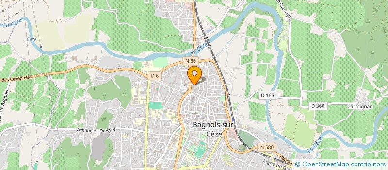 localisation de l'entreprise SCM CABINET DES ESTOUZILLES à BAGNOLS SUR CEZE