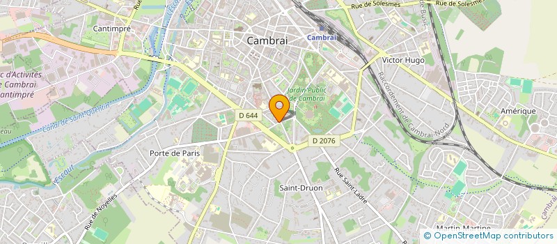 localisation de l'entreprise SCM CABINET DU BASTION à CAMBRAI
