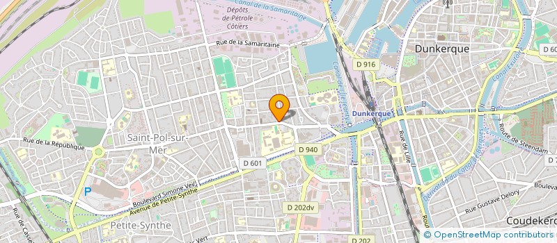 localisation de l'entreprise SCM CABINET FAIDHERBE à DUNKERQUE