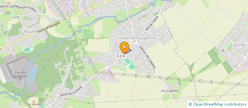 localisation de l'entreprise SCM CABINET FONTAINE DE SOURIRES  FONTAINE-ETOUPEFOUR