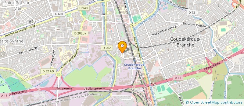 localisation de l'entreprise SCM CABINET GARIBALDI à COUDEKERQUE-BRANCHE