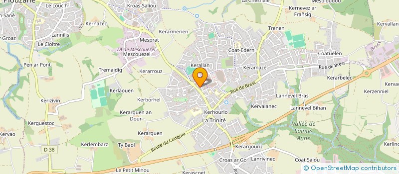 localisation de l'entreprise SCM CABINET IDEL BOURHIS-JEZEQUEL-LOPPION  PLOUZANE