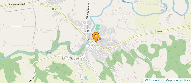 localisation de l'entreprise SCM CABINET INFIRMIER CAYZAC SABINE ET STORCK NADJAR URSULA  BRIATEXTE