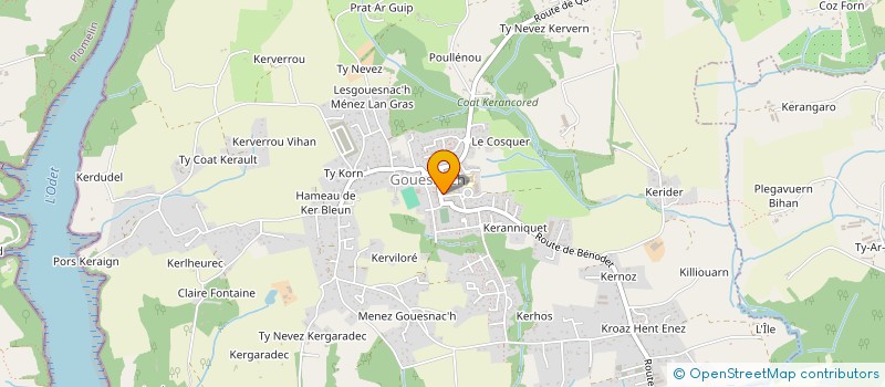 localisation de l'entreprise SCM CABINET INFIRMIER DE GOUESNAC'H à GOUESNACH