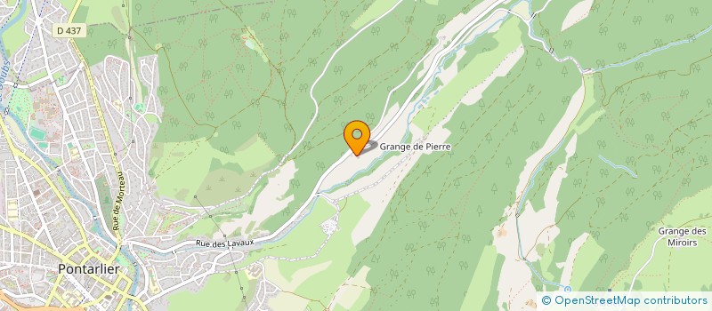 localisation de l'entreprise SCM CABINET INFIRMIER DE JOUX  LA CLUSE-ET-MIJOUX