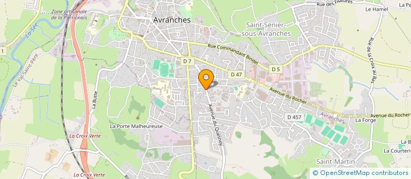 localisation de l'entreprise SCM CABINET INFIRMIER DE L'ARCHANGE  AVRANCHES