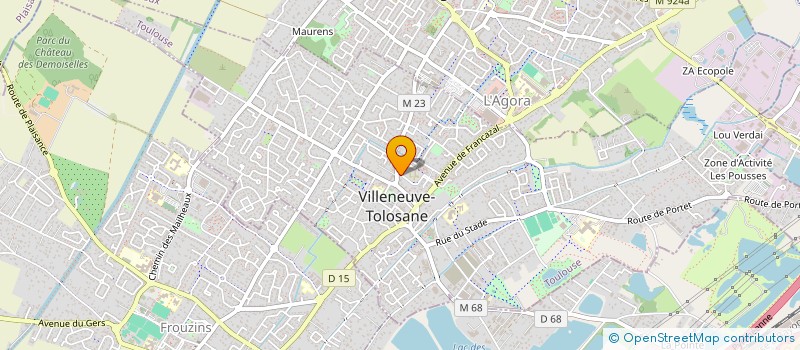 localisation de l'entreprise SCM CABINET INFIRMIER DE L'ESPLANADE à VILLENEUVE-TOLOSANE